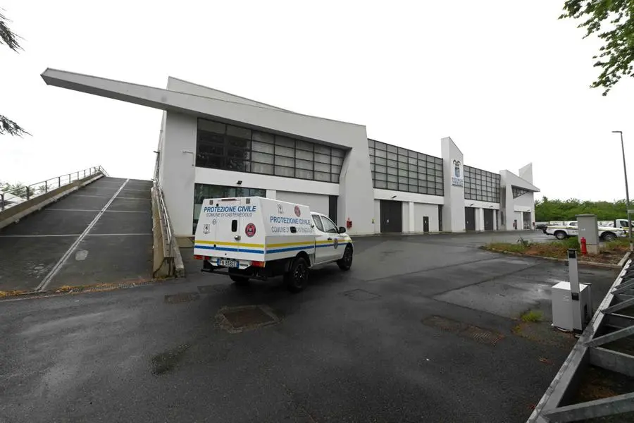 Roncadelle, Romano La Russa in visita al Centro polifunzionale di emergenza della Protezione Civile
