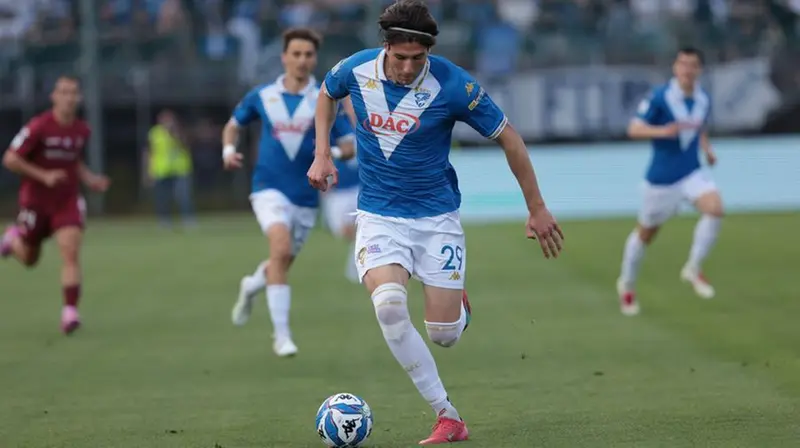 Gennaro Borrelli, presenza fissa nell'attacco bresciano - Foto New Reporter Comincini © www.giornaledibrescia.it