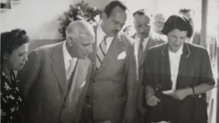 Emma Lubian Missiaia con il sindaco Bruno Boni