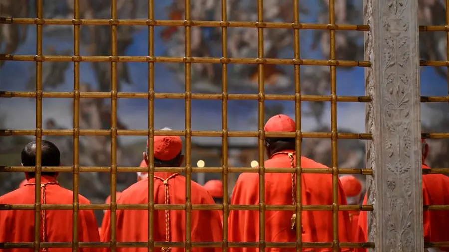 Cardinali in Conclave - Foto Ansa © www.giornaledibrescia.it