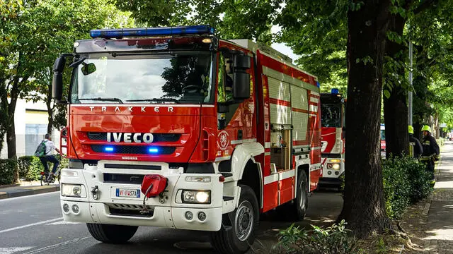 Generica vigili del fuoco a Merano, Alto Adige