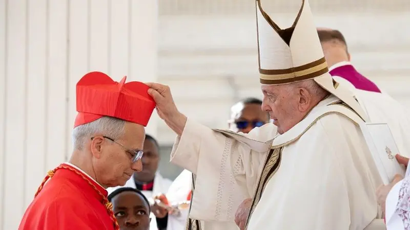 La creazione a cardinale, nel concistoro del 30 settembre 2023 - Foto Vatican News