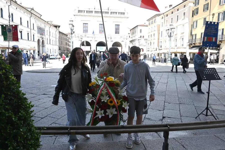 CRONACA BRESCIA PIAZZA LOGGIA COMMEMORAZIONE VITTIME TERRORISMO PER CARINI 09-05-2025 MARCO ORTOGNI NEW EDEN GROUP