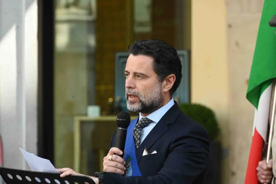 CRONACA BRESCIA PIAZZA LOGGIA COMMEMORAZIONE VITTIME TERRORISMO PER CARINI 09-05-2025 MARCO ORTOGNI NEW EDEN GROUP