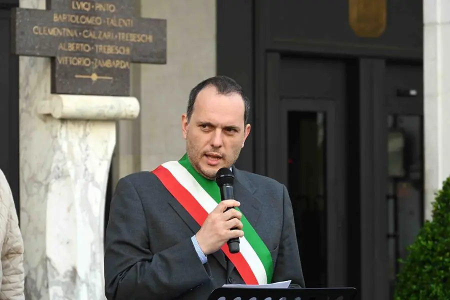 CRONACA BRESCIA PIAZZA LOGGIA COMMEMORAZIONE VITTIME TERRORISMO PER CARINI 09-05-2025 MARCO ORTOGNI NEW EDEN GROUP