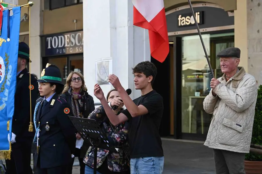 CRONACA BRESCIA PIAZZA LOGGIA COMMEMORAZIONE VITTIME TERRORISMO PER CARINI 09-05-2025 MARCO ORTOGNI NEW EDEN GROUP