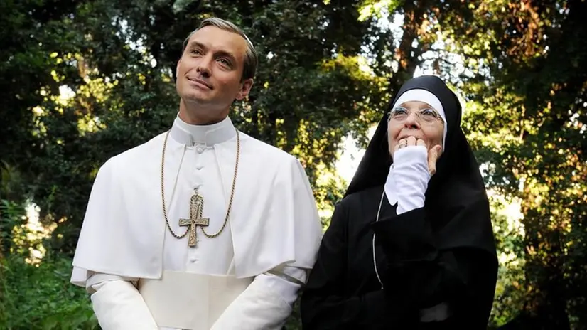 Una scena di «The young Pope», Hbo