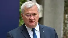 epa12086313 Ukrainian Foreign Minister Andrii Sybiha during a EU-Ukraine Foreign Ministers' meeting in Lviv, western Ukraine, 09 May 2025, amid the Russian invasion. EPA/MYKOLA TYS