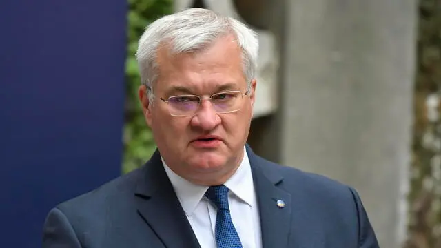 epa12086313 Ukrainian Foreign Minister Andrii Sybiha during a EU-Ukraine Foreign Ministers' meeting in Lviv, western Ukraine, 09 May 2025, amid the Russian invasion. EPA/MYKOLA TYS