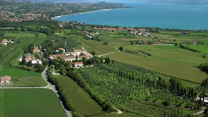 PROVINCIA Brescia dal cielo - Lonato - Panoramica della periferia