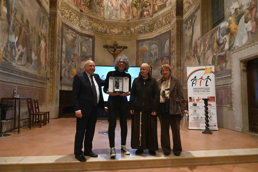 A Giovanni Allevi il premio dell'Ail, la consegna in San Cristo