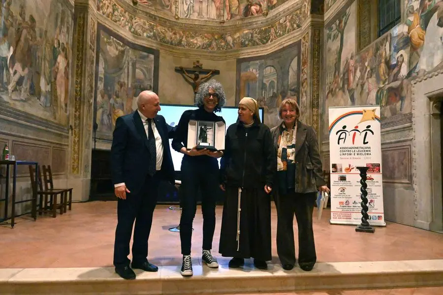 A Giovanni Allevi il premio dell'Ail, la consegna in San Cristo