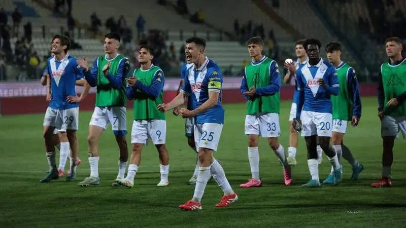 La grinta del capitano Bisoli - Foto New Reporter Comincini © www.giornaledibrescia.it