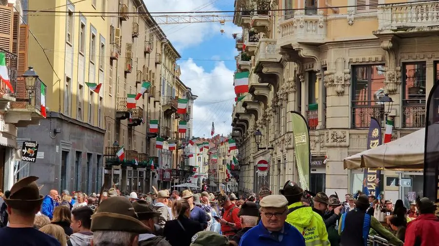 Adunata nazionale degli Alpini a Biella, il primo giorno