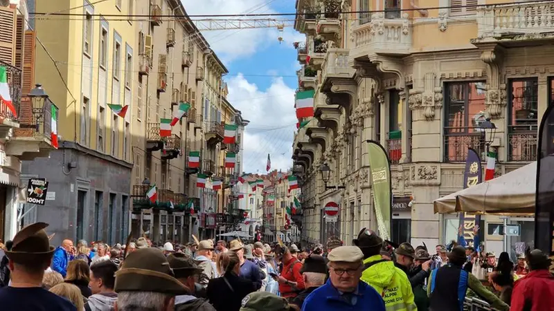 Adunata nazionale degli Alpini a Biella, il primo giorno