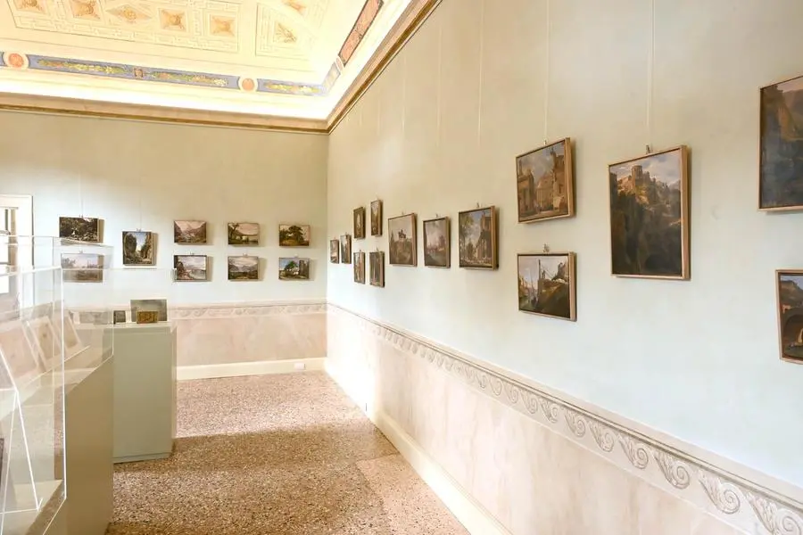 SPETTACOLI BRESCIA ATENEO DI BRESCIA INAUGURAZIONE MOSTRA DI GIOVANNI RENICA  1808-1884 NELLA FOTO MOMENTI DELL'INAUGURAZIONE E OPERE ESPOSTE  9/05/2025 newreporter©favretto