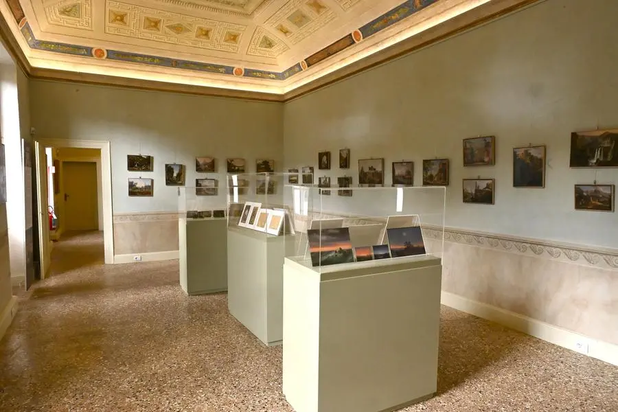 SPETTACOLI BRESCIA ATENEO DI BRESCIA INAUGURAZIONE MOSTRA DI GIOVANNI RENICA  1808-1884 NELLA FOTO MOMENTI DELL'INAUGURAZIONE E OPERE ESPOSTE  9/05/2025 newreporter©favretto