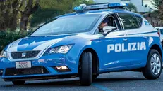 Una volante della polizia di stato