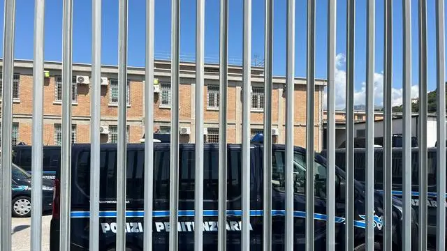 L'esterno del carceredove è stato ucciso il detenuto a Salerno, 19 luglio 2024. ANSA/ Filippo Notari