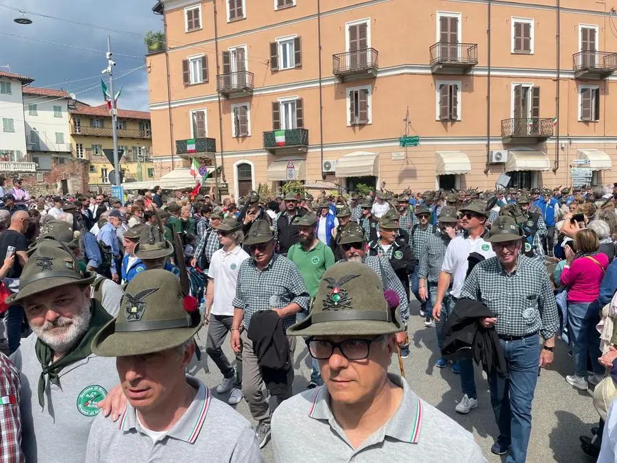I bresciani hanno aperto il corteo delle sezioni lombarde