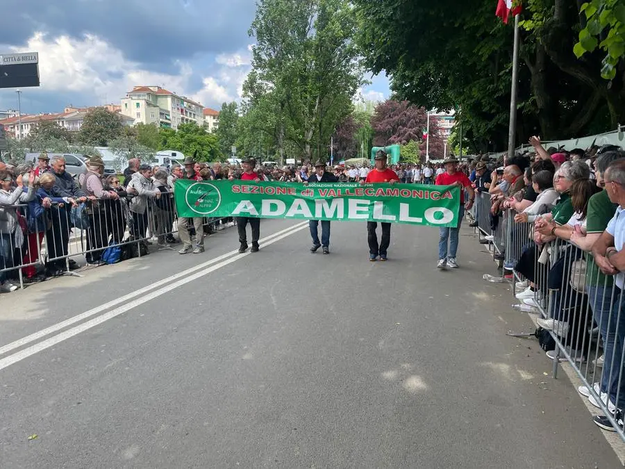 I bresciani hanno aperto il corteo delle sezioni lombarde