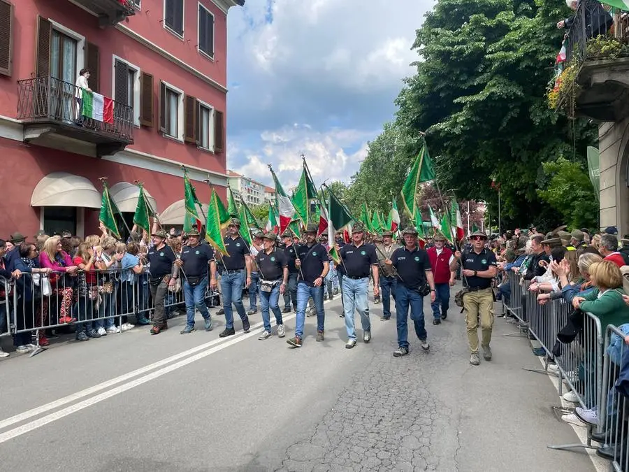 I bresciani hanno aperto il corteo delle sezioni lombarde