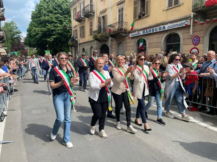 I bresciani hanno aperto il corteo delle sezioni lombarde