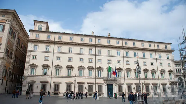 Esterno di Palazzo Chigi sede del Governo Italiano Roma 23/03/2025 Credit: Danilo Schiavella/ANSA