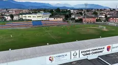 Lo stadio comunale di Ospitaletto - © www.giornaledibrescia.it
