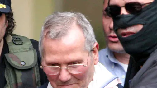 Bernardo Provenzano il giorno della cattura nel 2006. ANSA