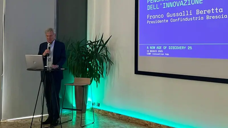 Il presidente di Confindustria Brescia Franco Gussalli Beretta