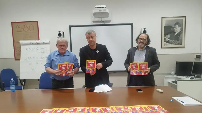 Da sinistra Bertoli, Scotto e Pagani - © www.giornaledibrescia.it