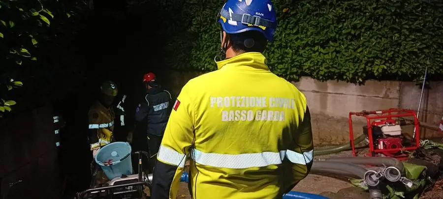 I danni provocati dall'acquazzone a Sirmione