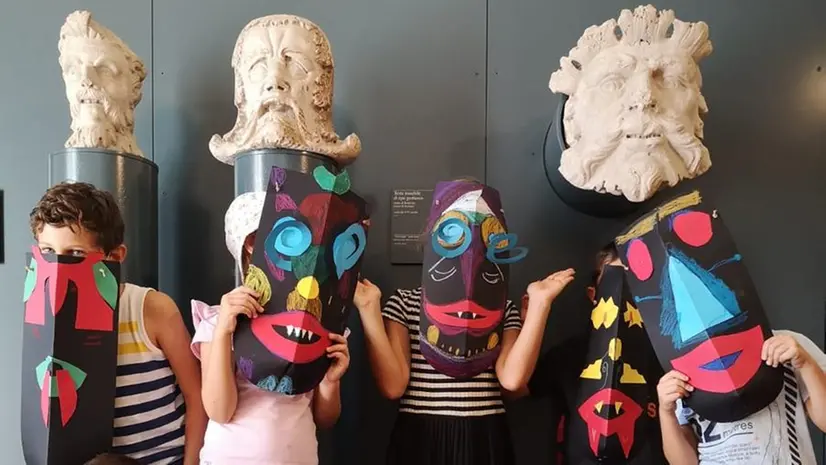 Uno scatto della scorsa edizione dei Summer Camp organizzati da Fondazione Brescia Musei