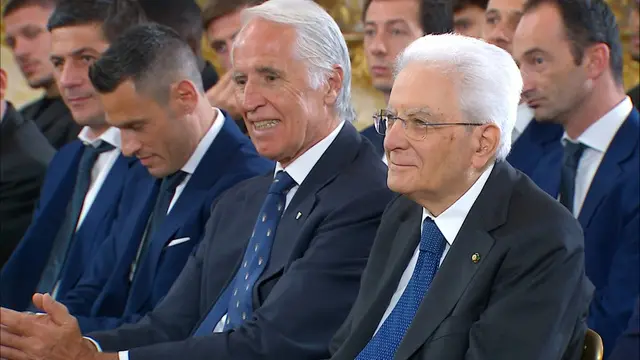 FRAME Mattarella riceve Milan e Bologna, finaliste della Coppa Italia