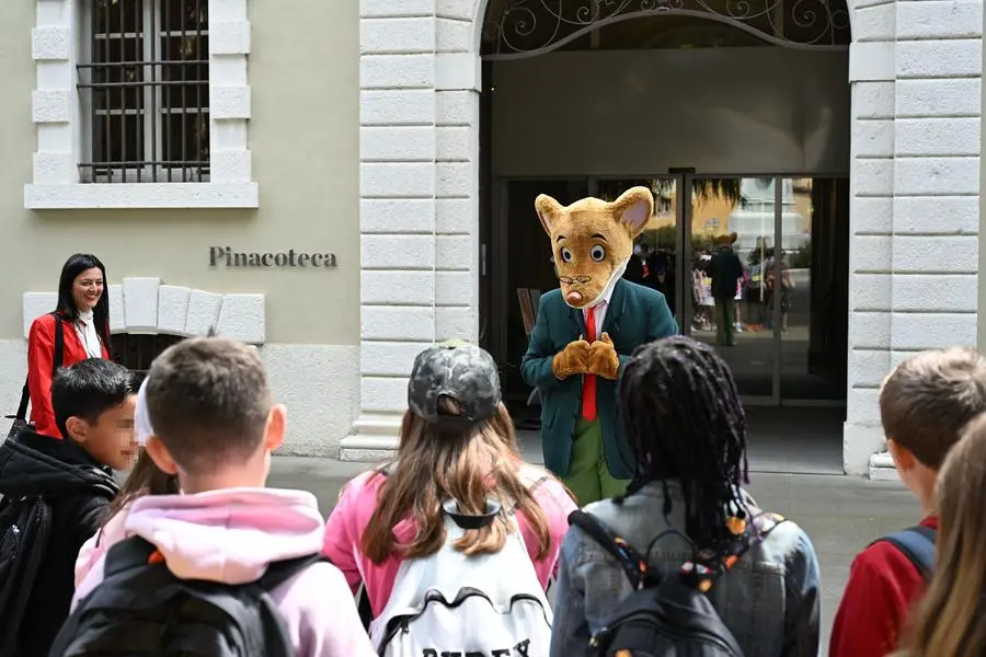 Geronimo Stilton alla Pinacoteca Tosio Martinengo