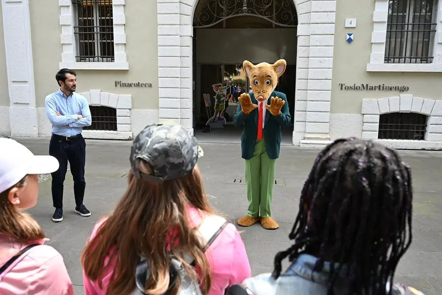 Geronimo Stilton alla Pinacoteca Tosio Martinengo