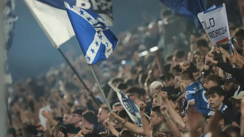 Brescia Calcio, tifosi al Rigamonti