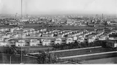 Così appariva un villaggio inaugurato da Fanfani nel 1953 in via Chiusure © www.giornaledibrescia.it