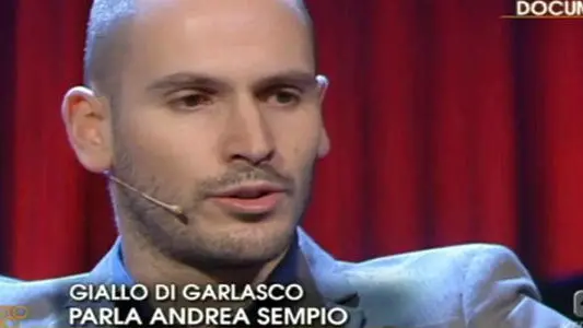 Frame Andrea Sempio a "Quarto Grado" - Rete 4