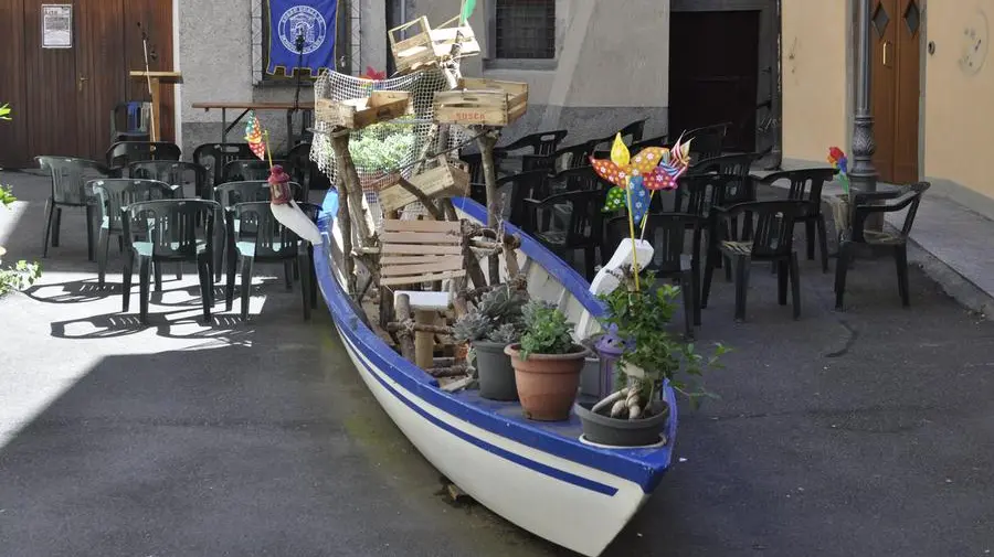 Un'opera di Arte nel Borgo a Pisogne