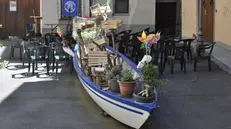 Un'opera di Arte nel Borgo a Pisogne
