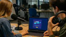Online i podcast degli studenti del Pcto del Giornale di Brescia - foto creata con ChatGPT