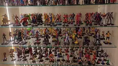 Una parte della collezione di Valter Pedretti