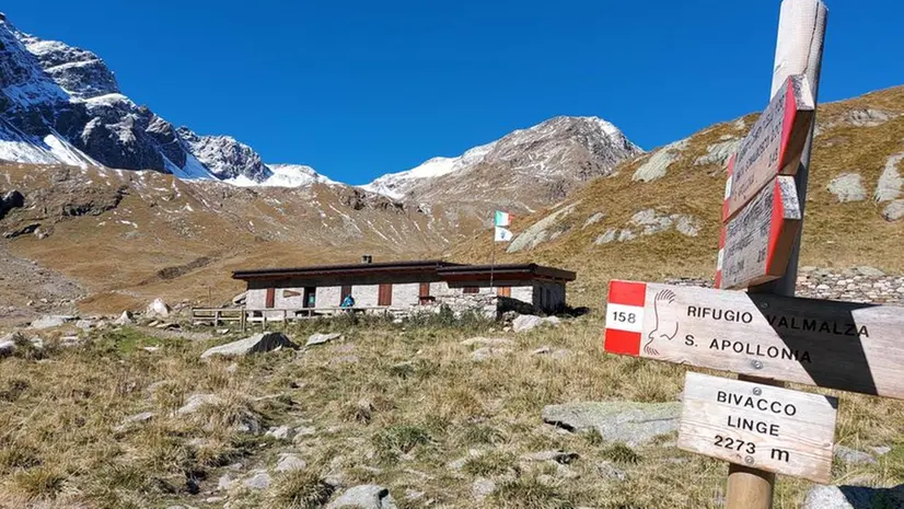 Il bivacco Linge - Foto d'archivio