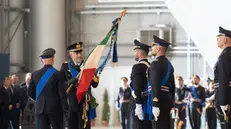 Il gen. Conserva nuovo Capo Stato Maggiore Aeronautica Cerimonia di avvicendamento a Ciampino con il gen. Goretti. Ciampino, 15 Maggio 2025. ANSA/TELENEWS