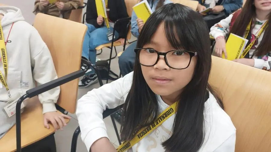 Le classi quinte A e B della scuola primaria di Villa, frazione di Erbusco, in visita al GdB