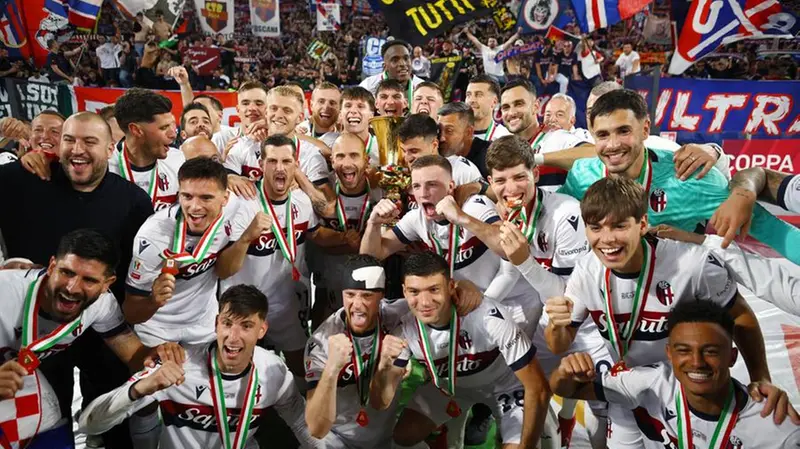 La festa dei rossoblù