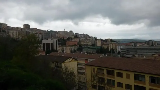 Potenza, panorama da viale Dante
