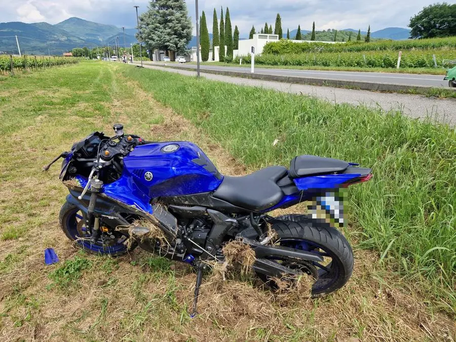 La moto del 19enne - © www.giornaledibrescia.it